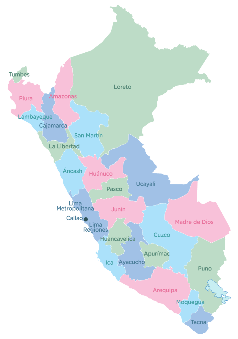 Mapa regiones